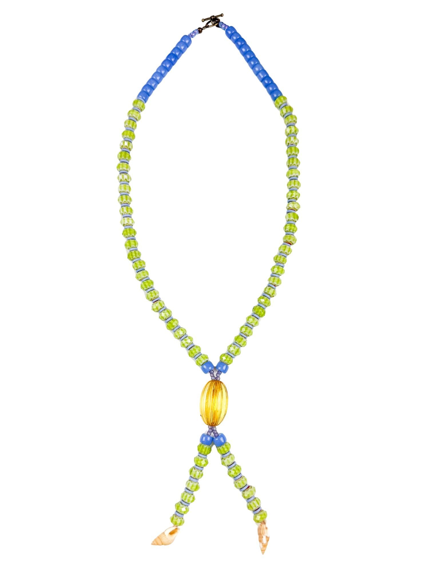 Lariat Necklace | Green