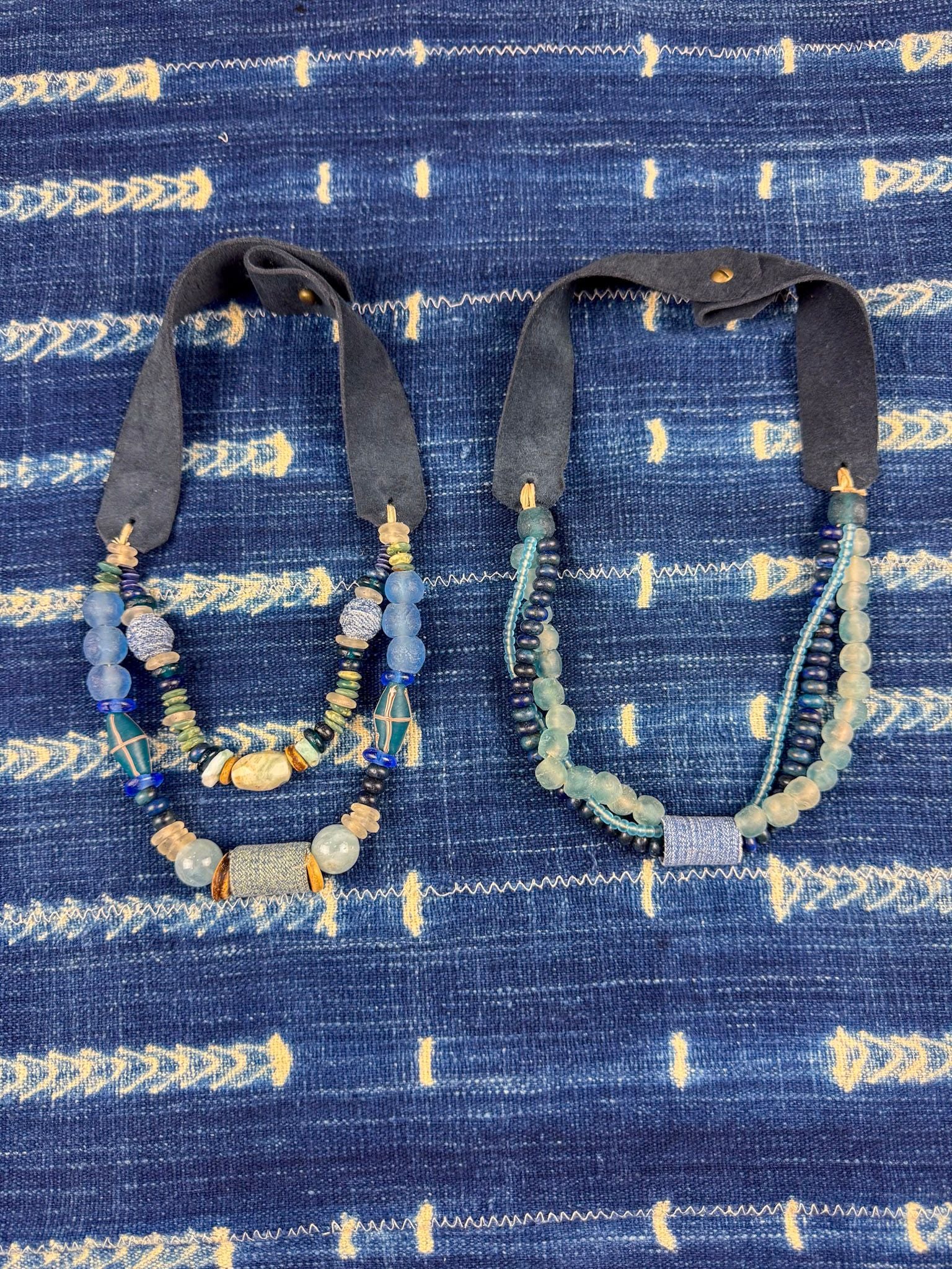 Woven Classic Necklace | Denim