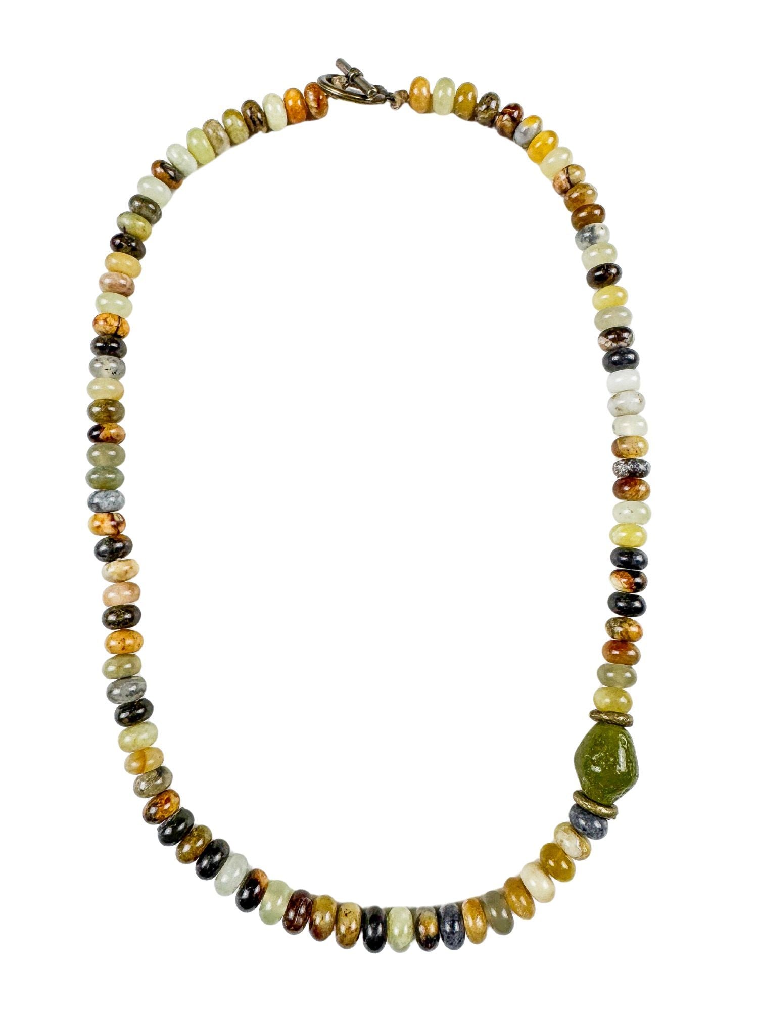 Classic Necklace | Olive Green | Final Sale