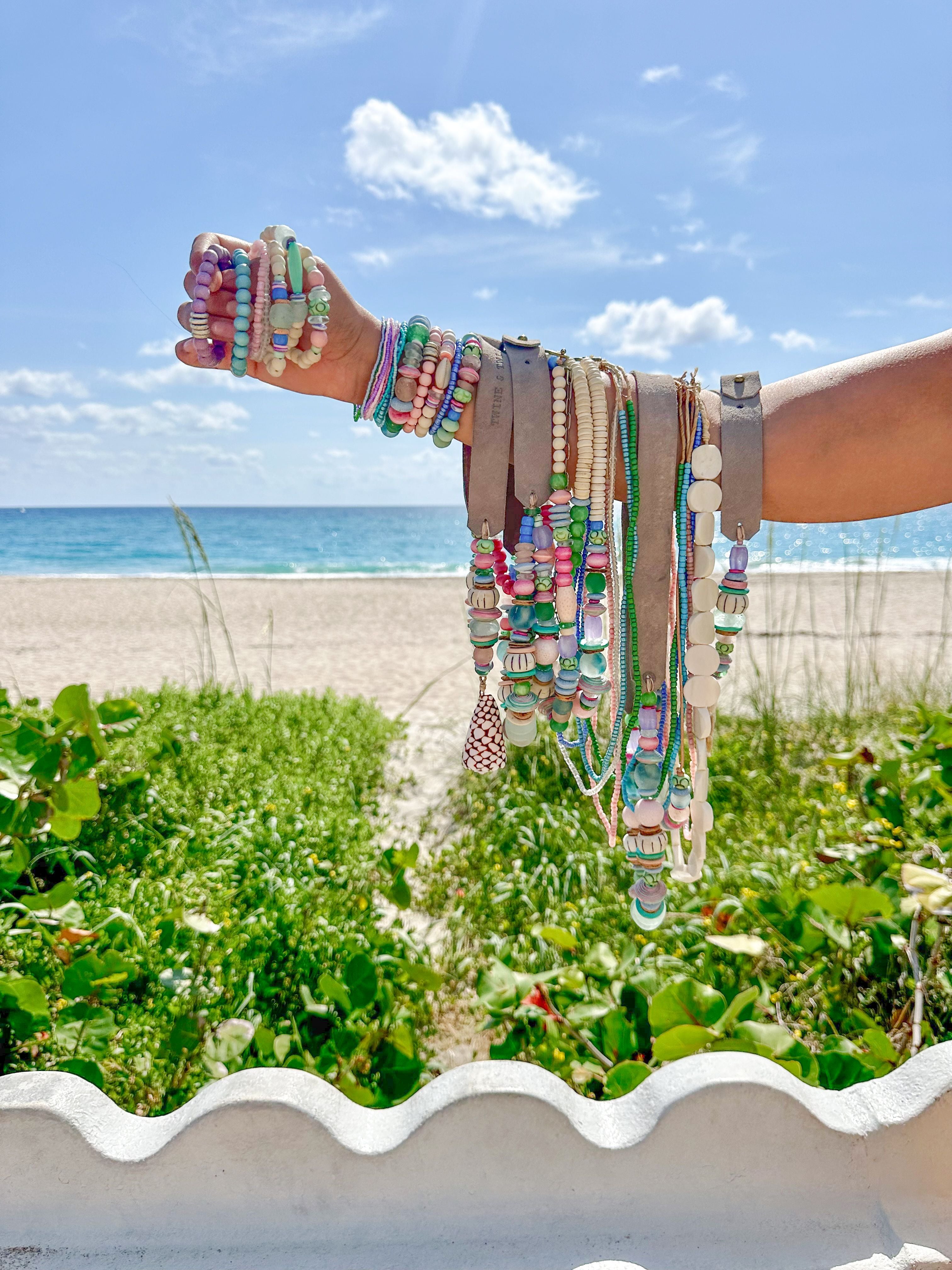 Simple Stack Bracelet | Blush