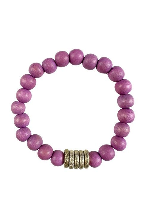 Simple Stack Bracelet | Lilac