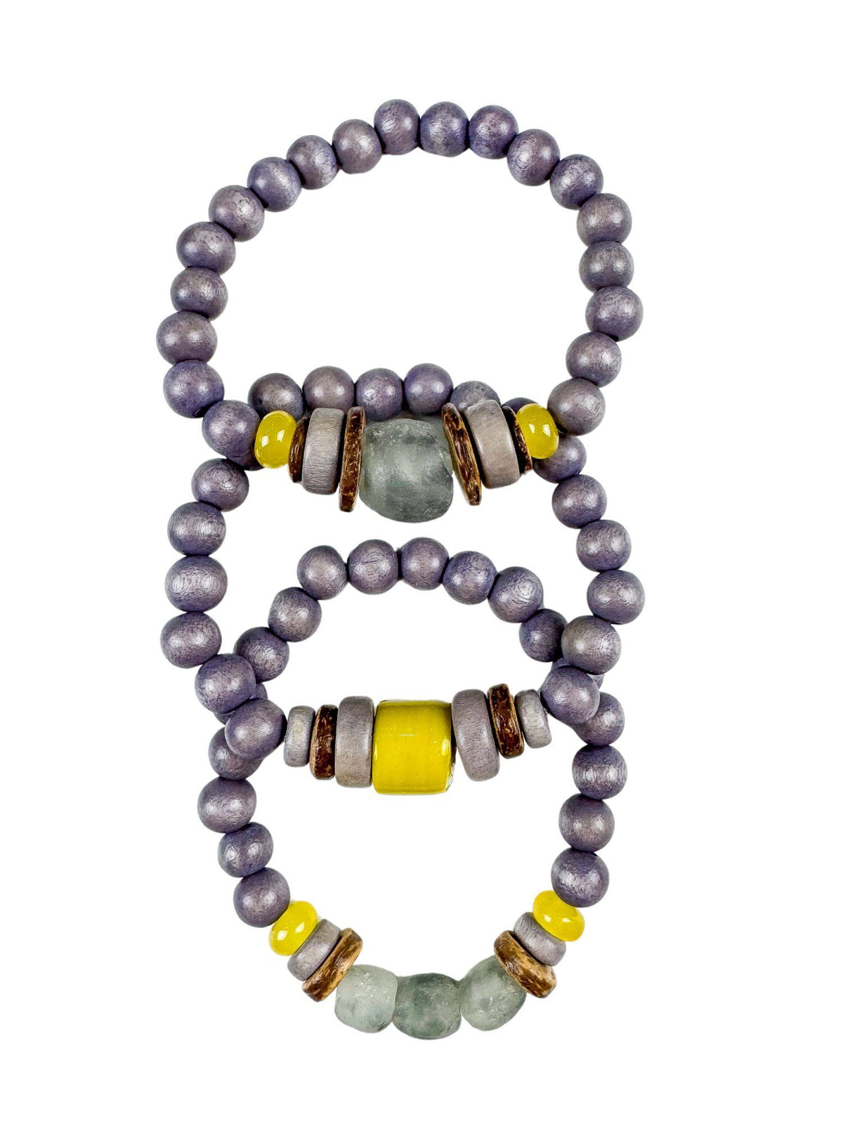 Trio Stack Bracelet Set | Citrine | Final Sale