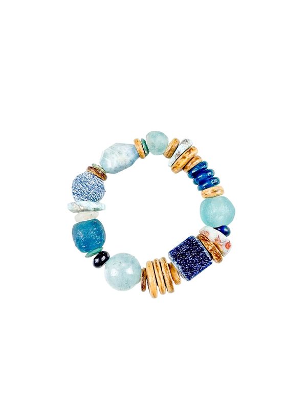 Intricate Stack Bracelet | Denim