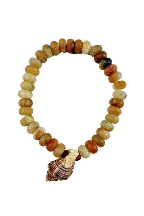 Tribal Shell Bracelet | Brown