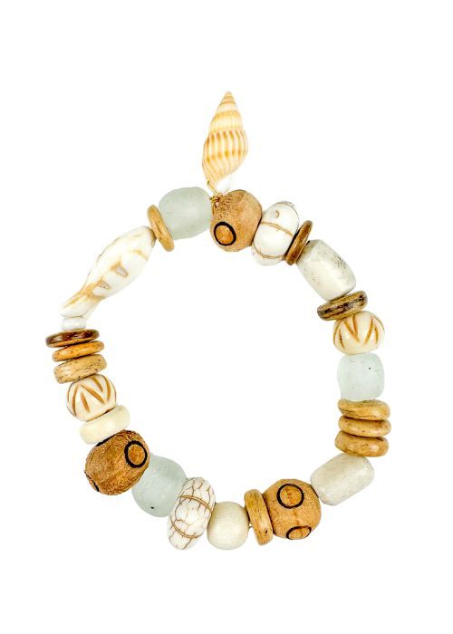 Intricate Stack Bracelet | Mixed Shell
