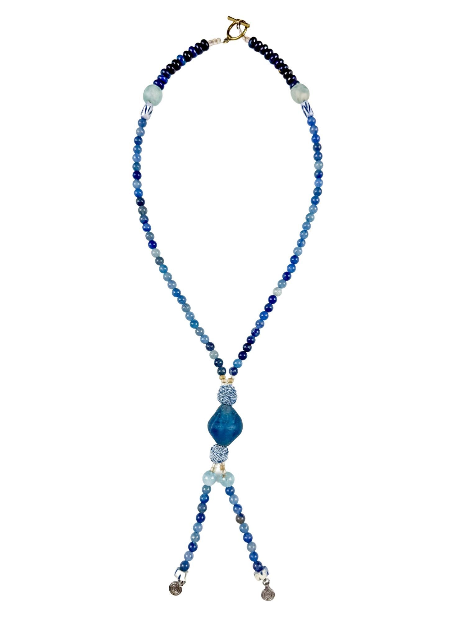 Lariat Necklace | Denim