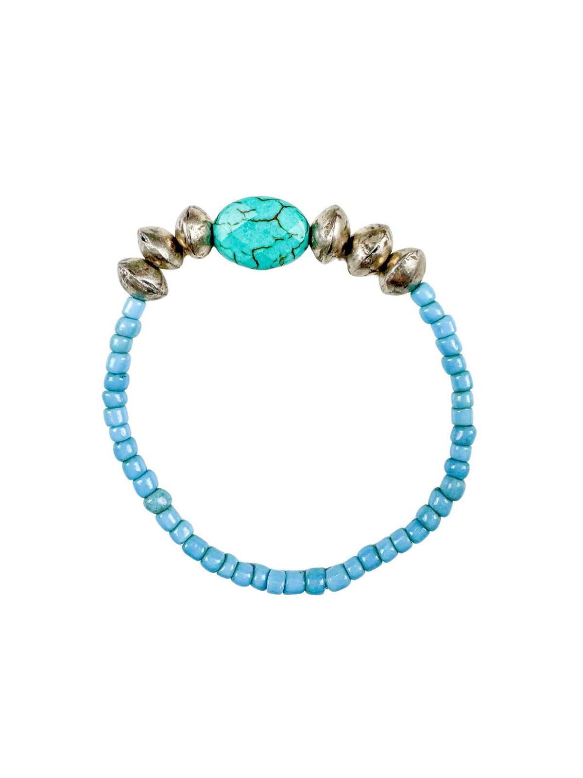 Seed Stack Bracelet | Turquoise | Final Sale