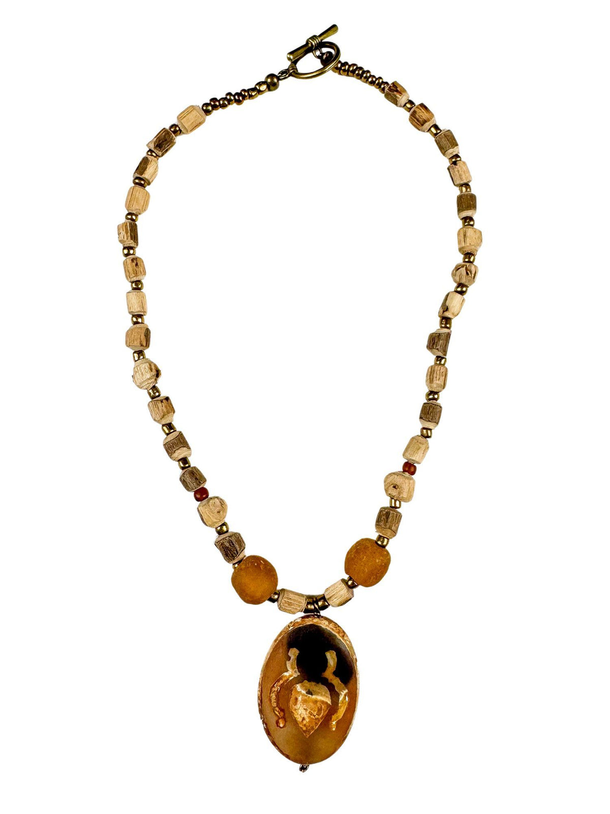 Classic Pendant Necklace | Woods | Final Sale