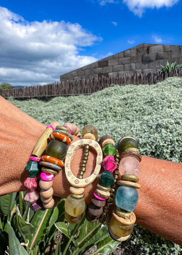 Intricate stack bracelet
