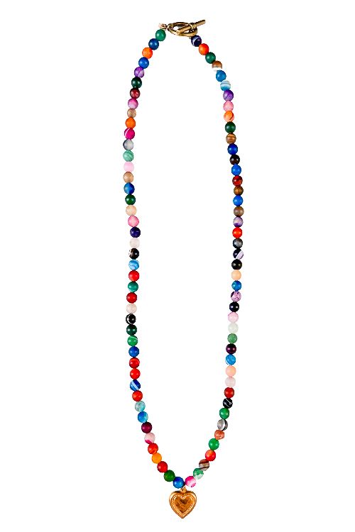 Tribal Classic Necklace | Multi Heart