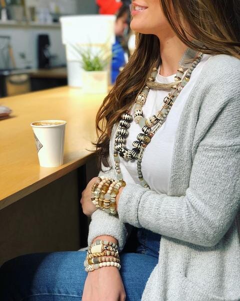 Intricate Stack Bracelet | Mist