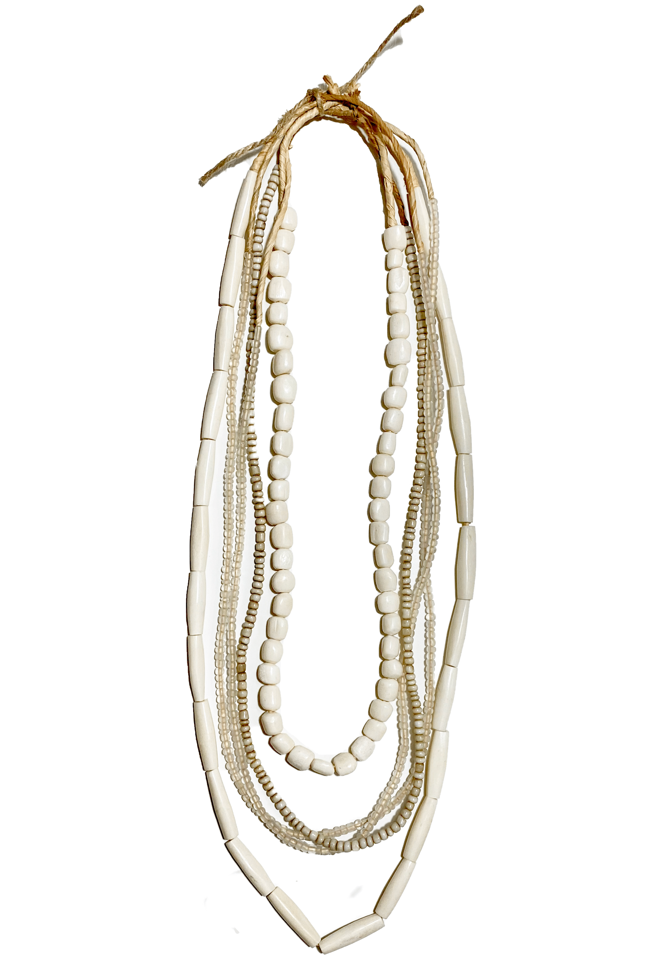 Layer Necklace Set | White