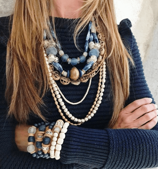 Trio Stack Bracelet Set | Indigo