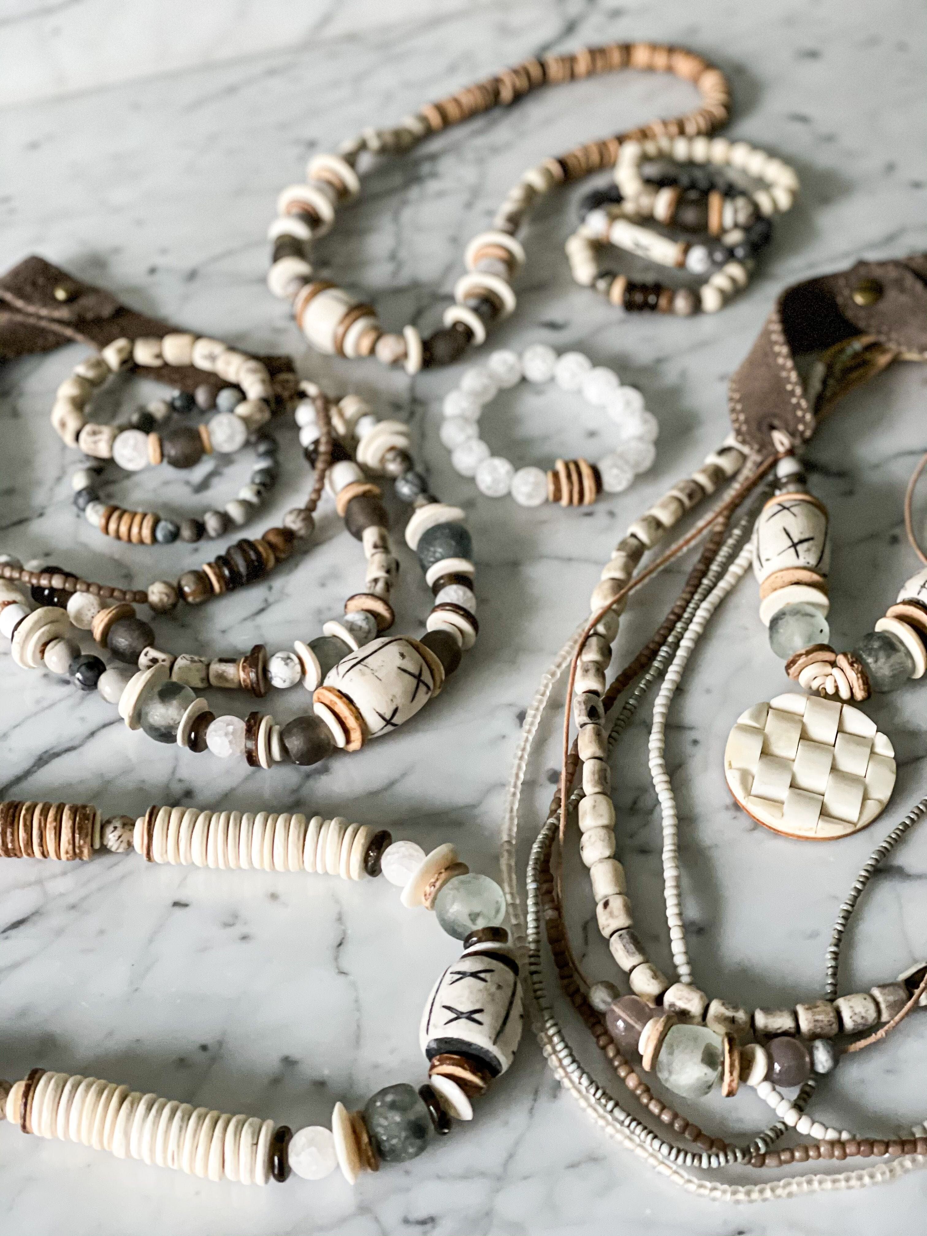 Layered Classic Necklace | Stone