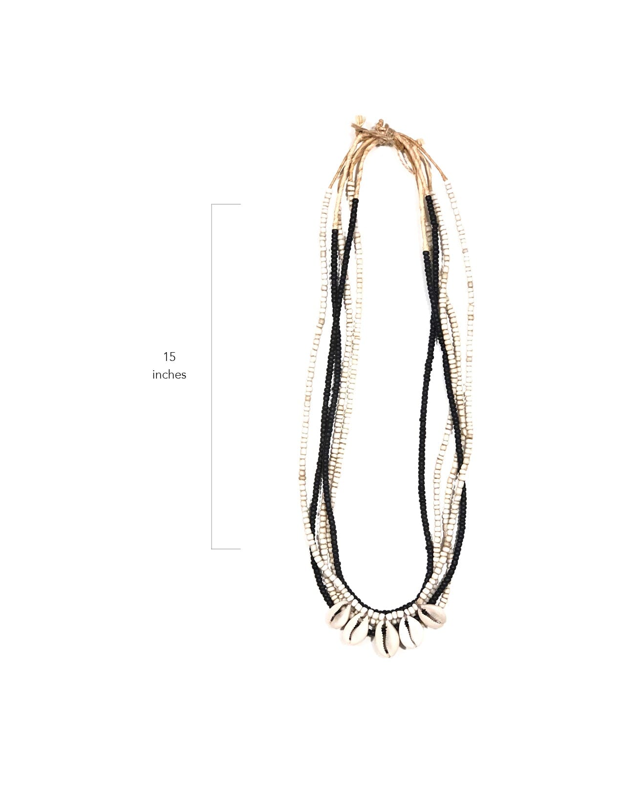 Layer Necklace Set | B+W Cowrie