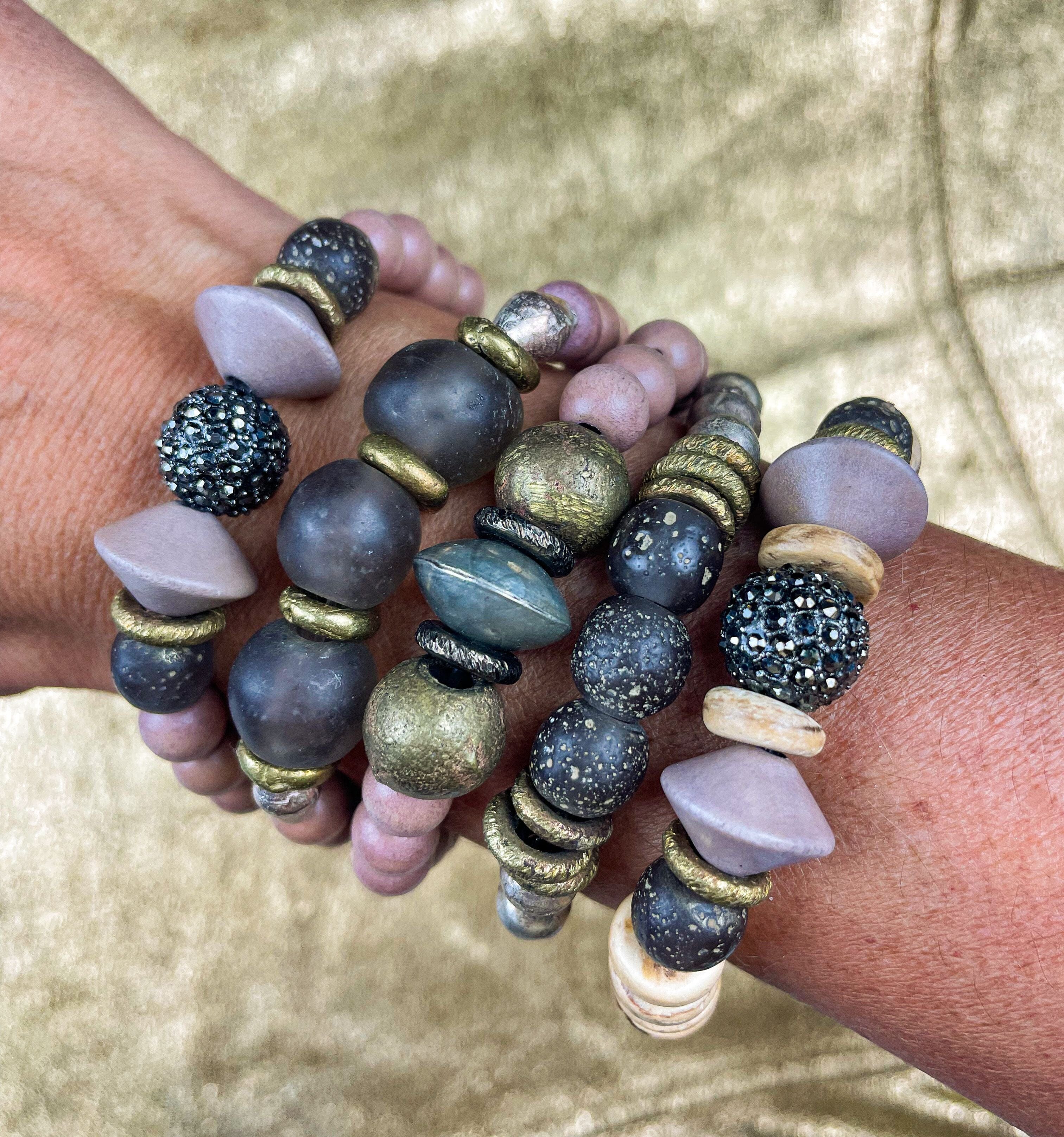 Stacked Single Bracelet | Pavé