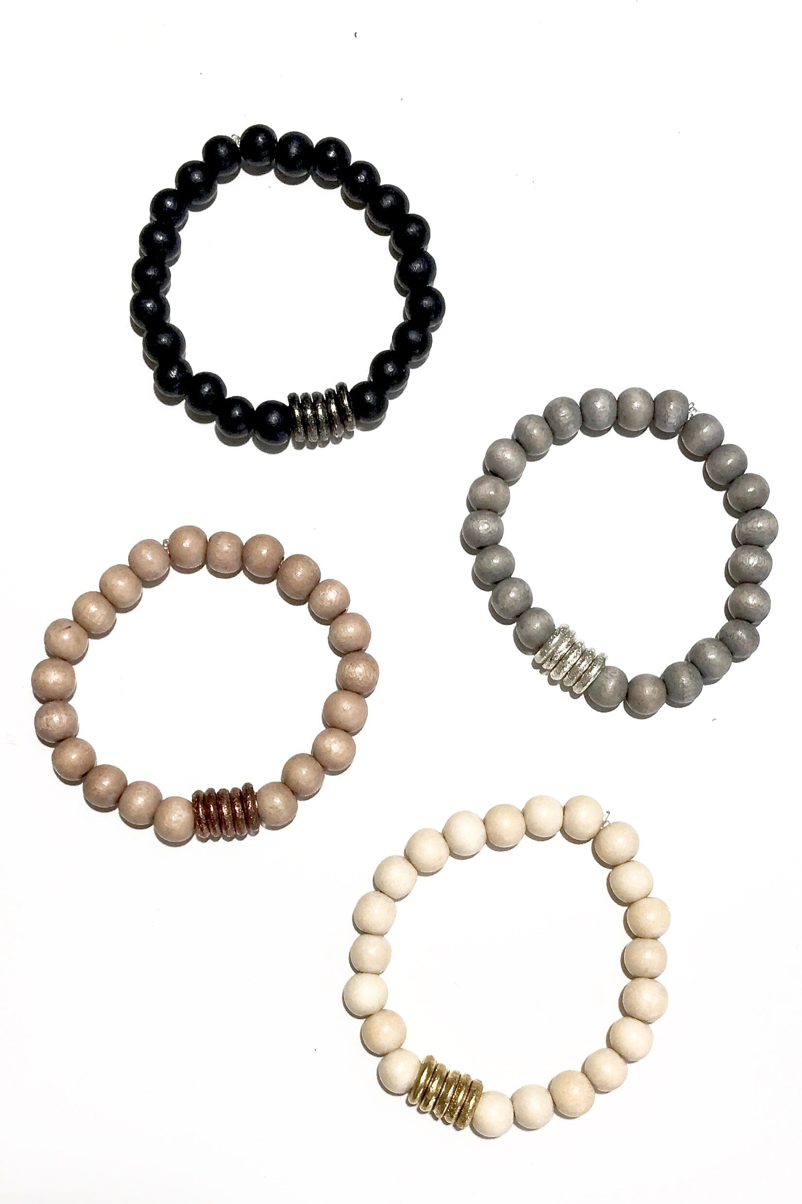 Simple Stack Bracelet | Silver