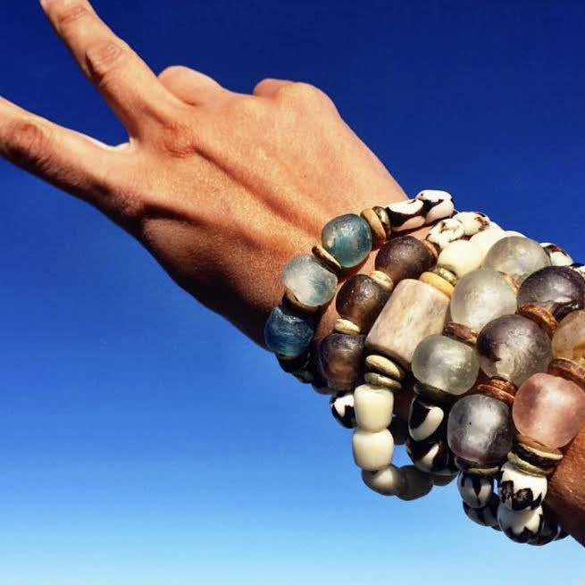 Tribal Stack Bracelet | Lagoon Batik