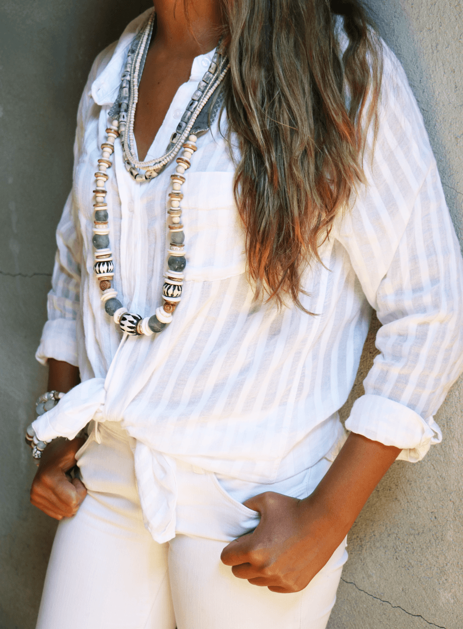 Layer Necklace Set of 3 | Gray | Final Sale