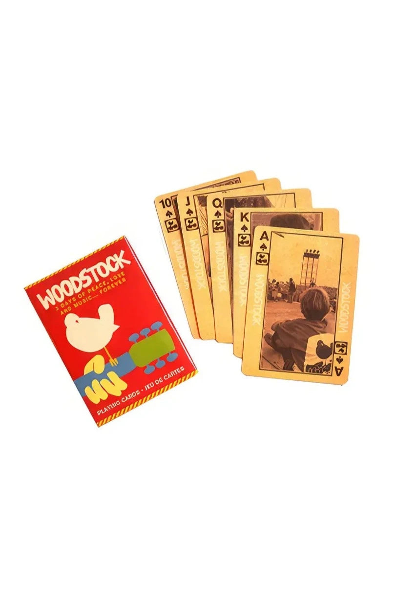 Woodstock Music Festival Playing Cards