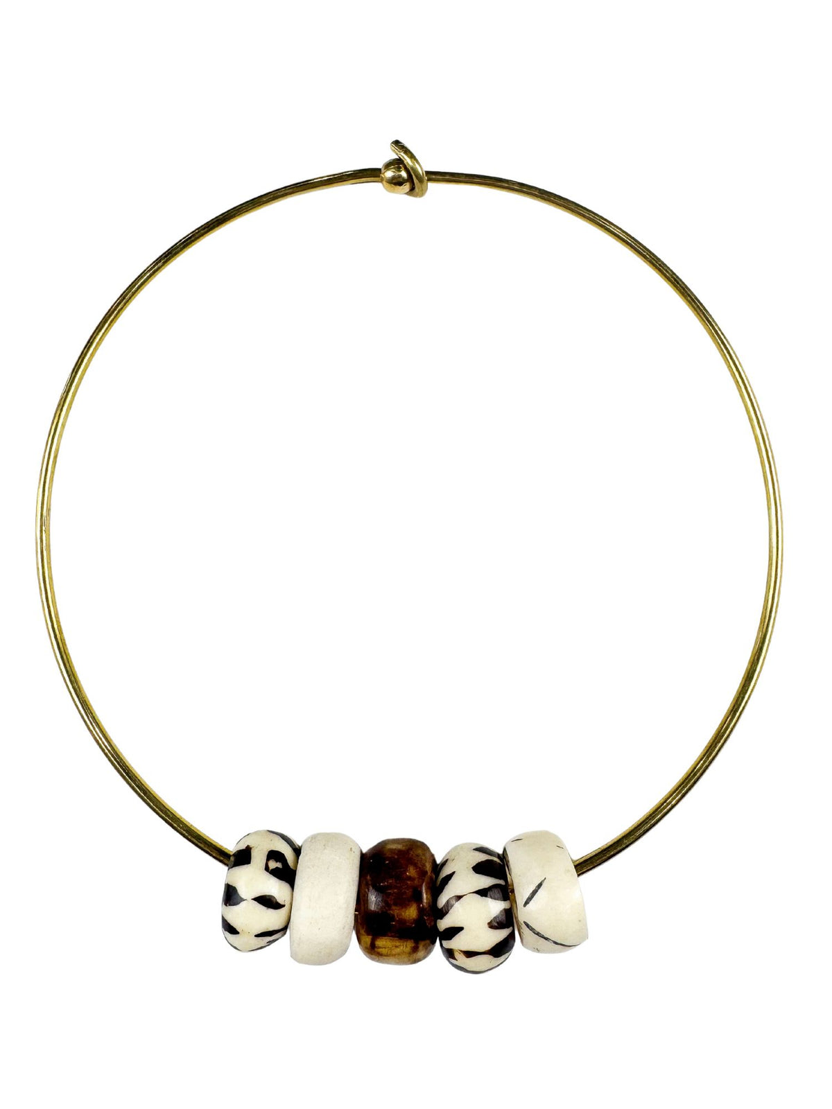 Gold Pendant Choker | Mixed Bone Heritage