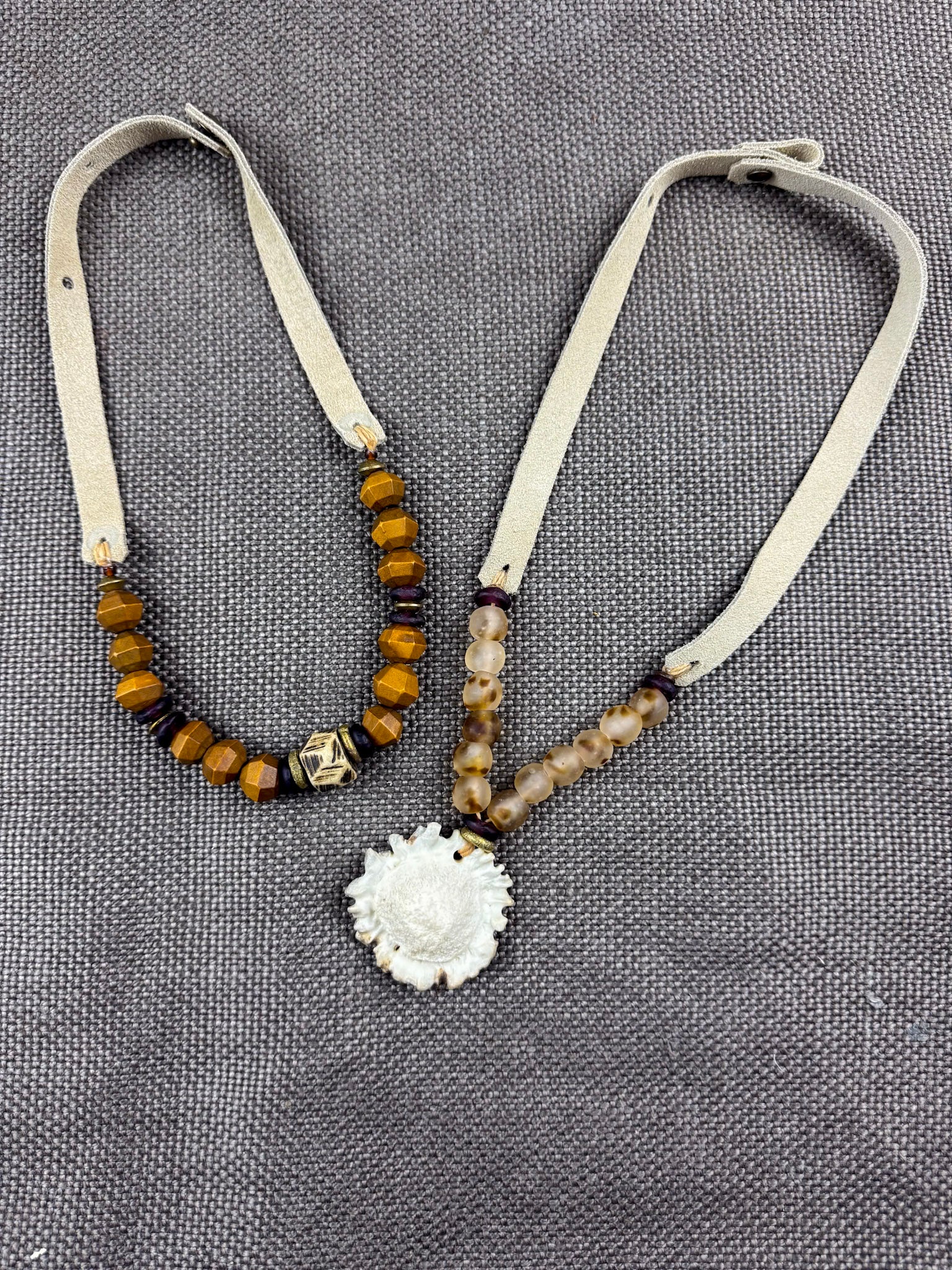 Slim Burr Necklace | Roots