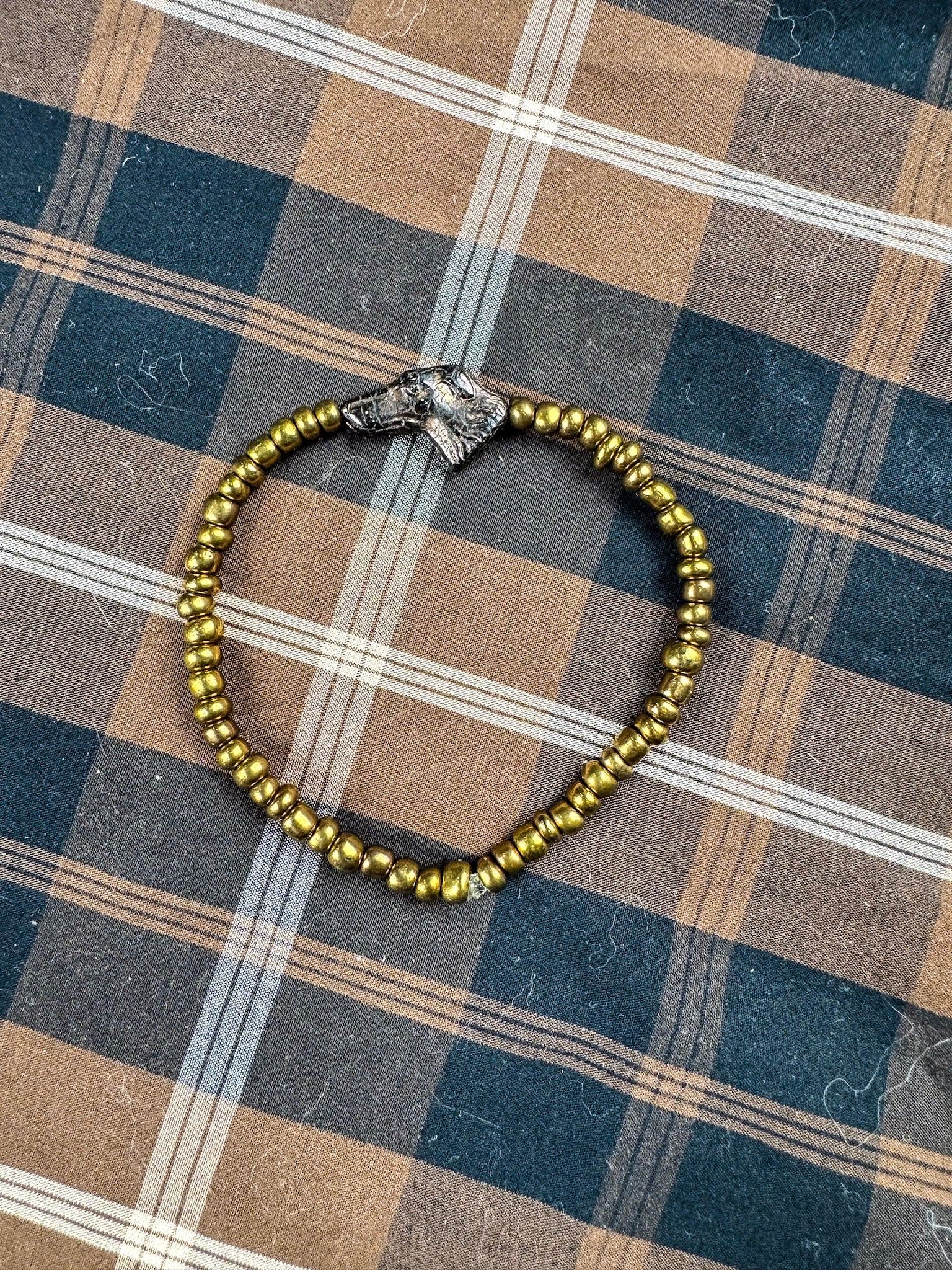 Simple Seed Bracelet | Gold Dog