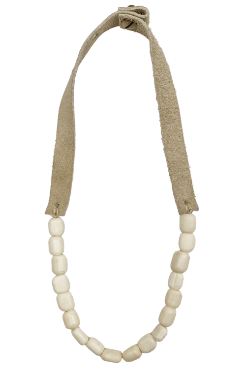 Slim Choker Necklace | White