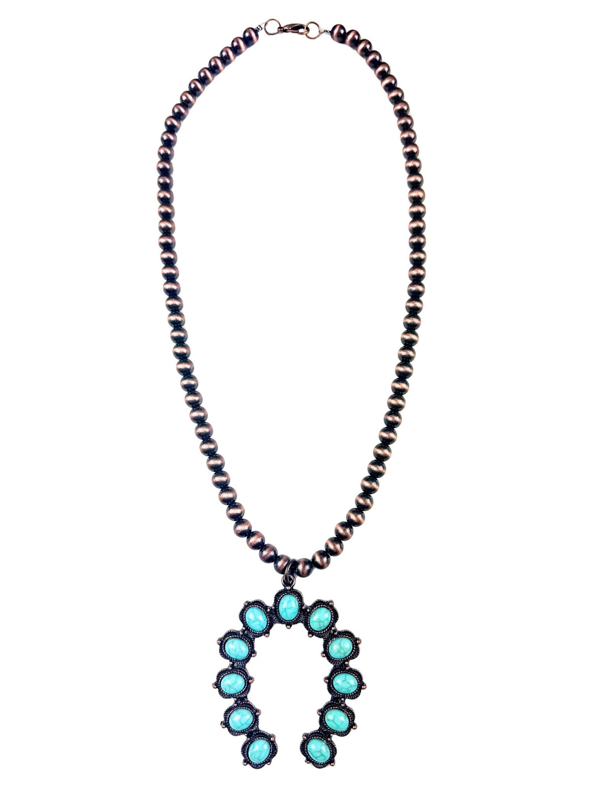 Squash Blossom Necklace | Turquoise | Final Sale