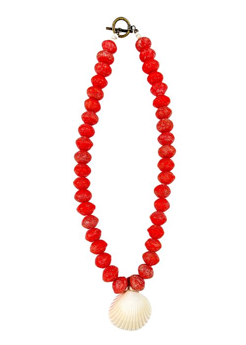 Tribal Shell Necklace | Coral Bay