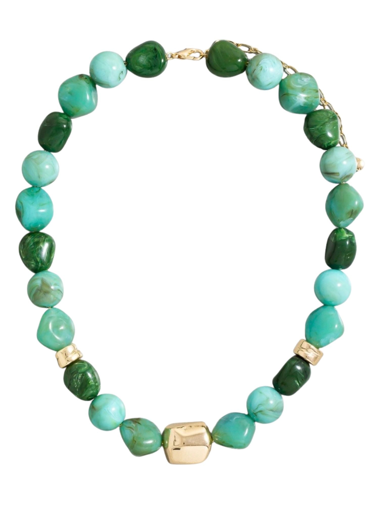 Acrylic Beaded Necklace | Golden West