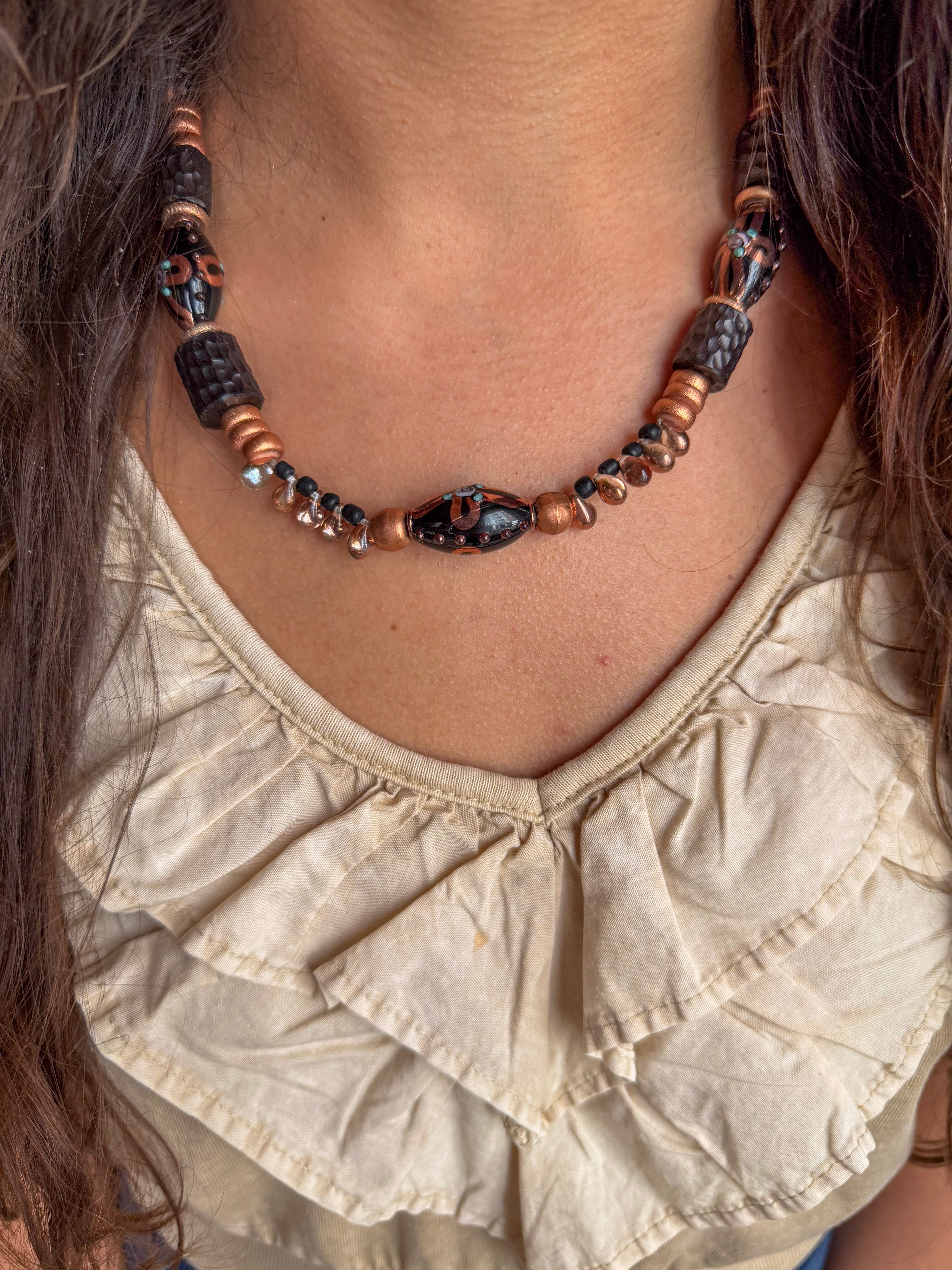 Classic Necklace | Midnight Rose