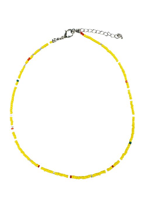 Thin Seed Necklace | Yellow | Final Sale