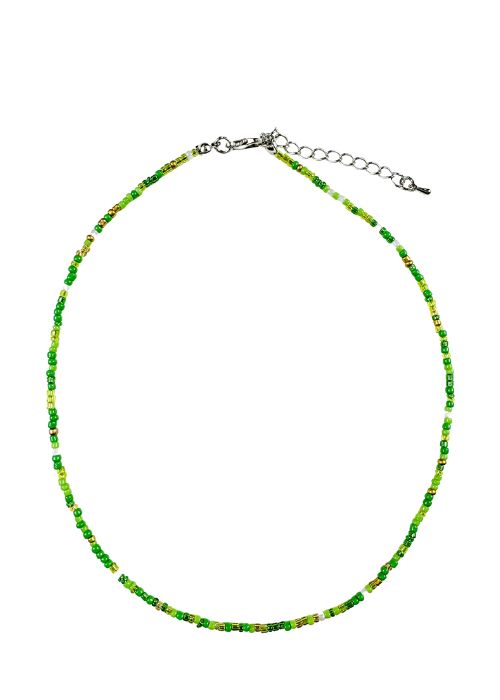 Thin Seed Necklace | Green | Final Sale