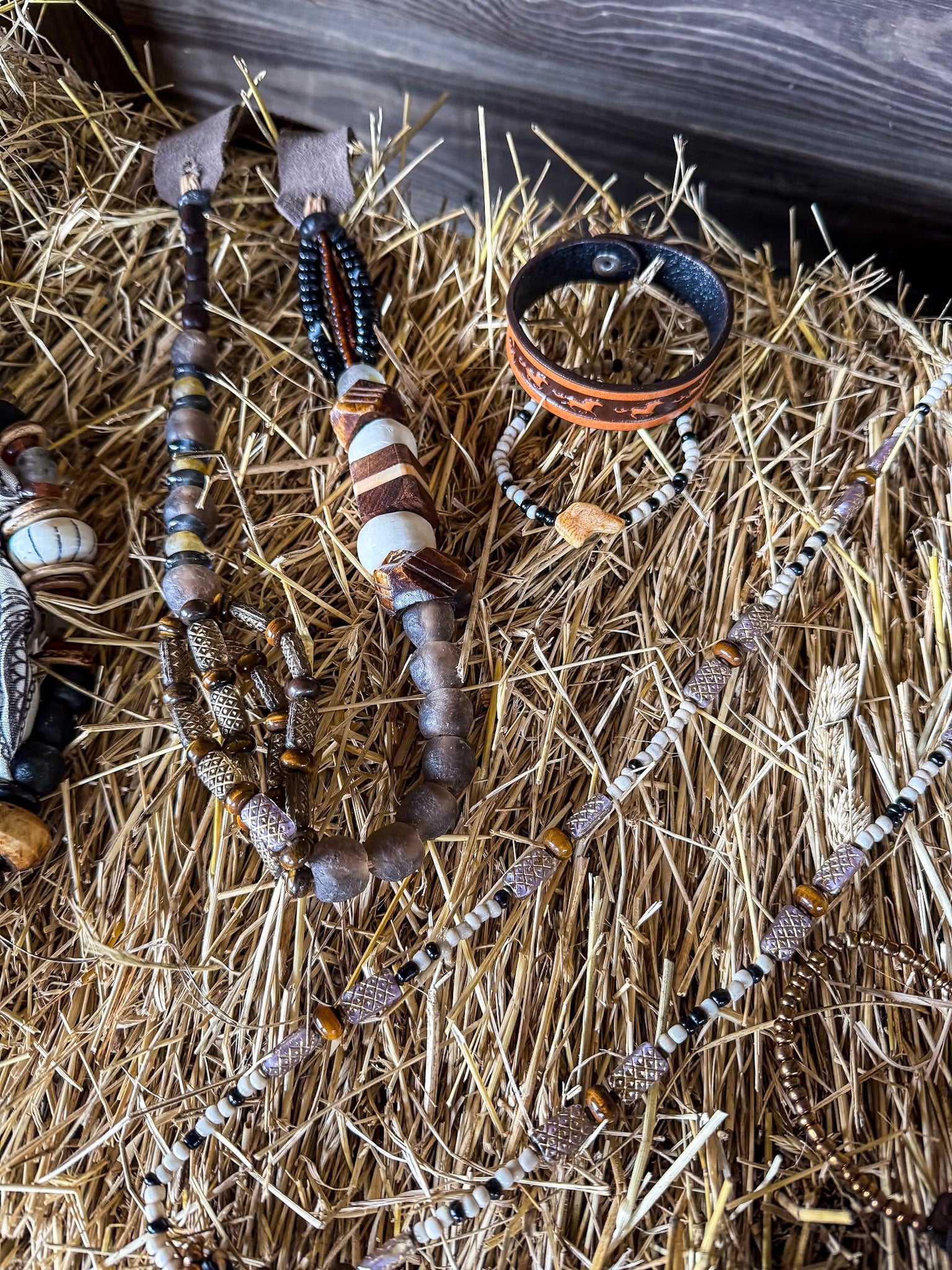 Long Seed Necklace | Equestrian