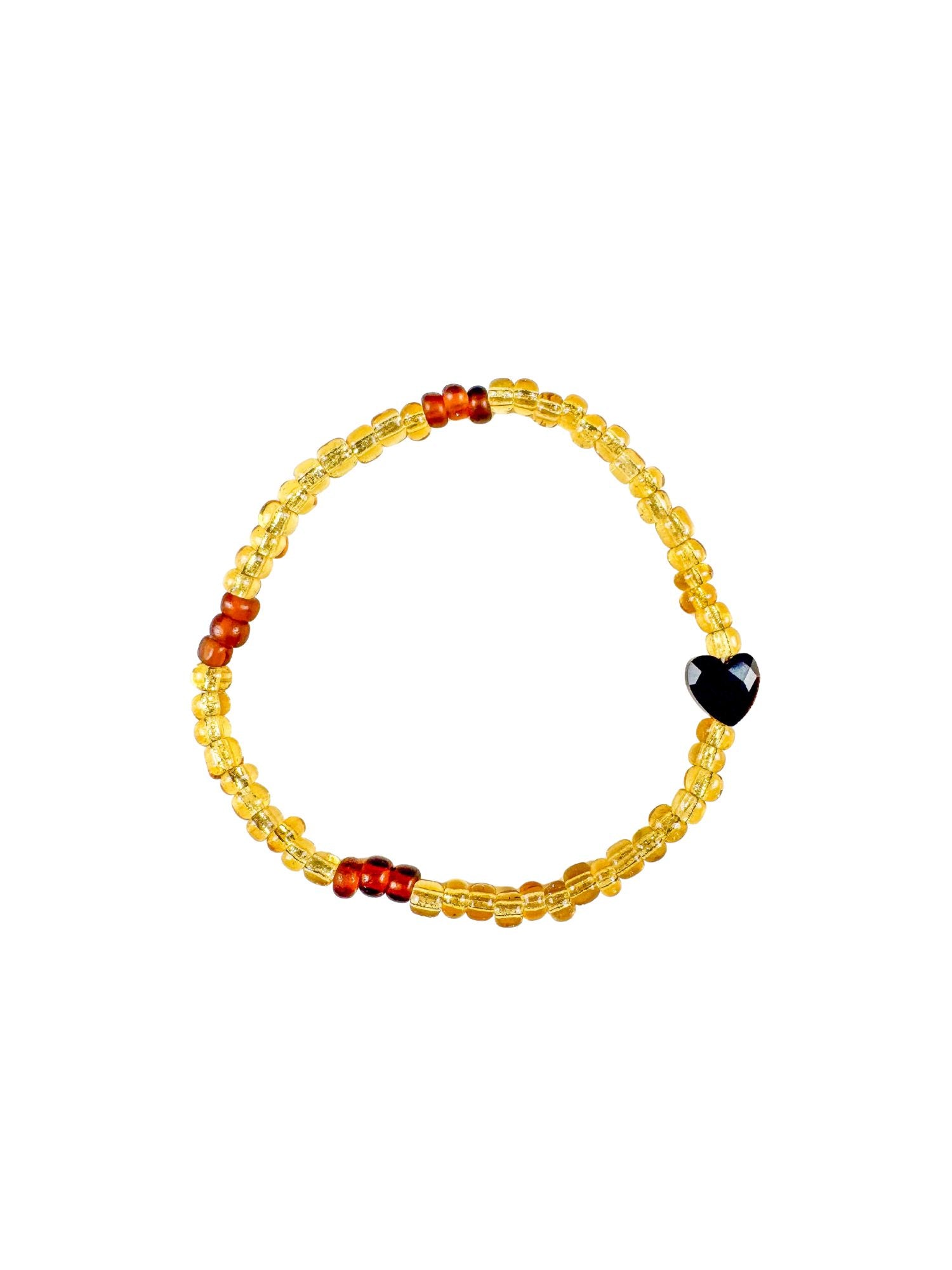 Seed Heart Bracelet | Gold