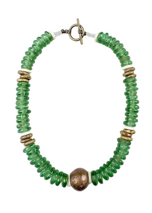 Classic Glass Necklace | Mint