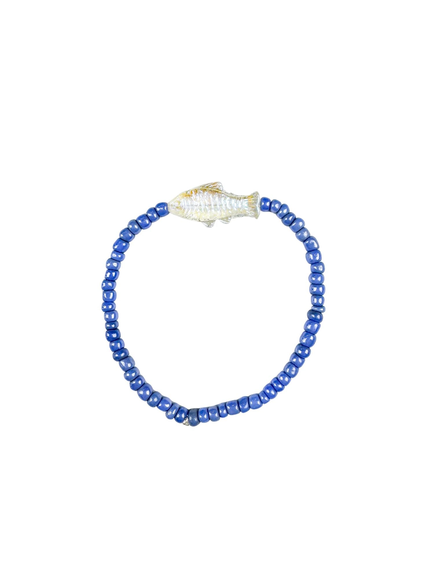 Simple Seed Bracelet | Periwinkle Fish