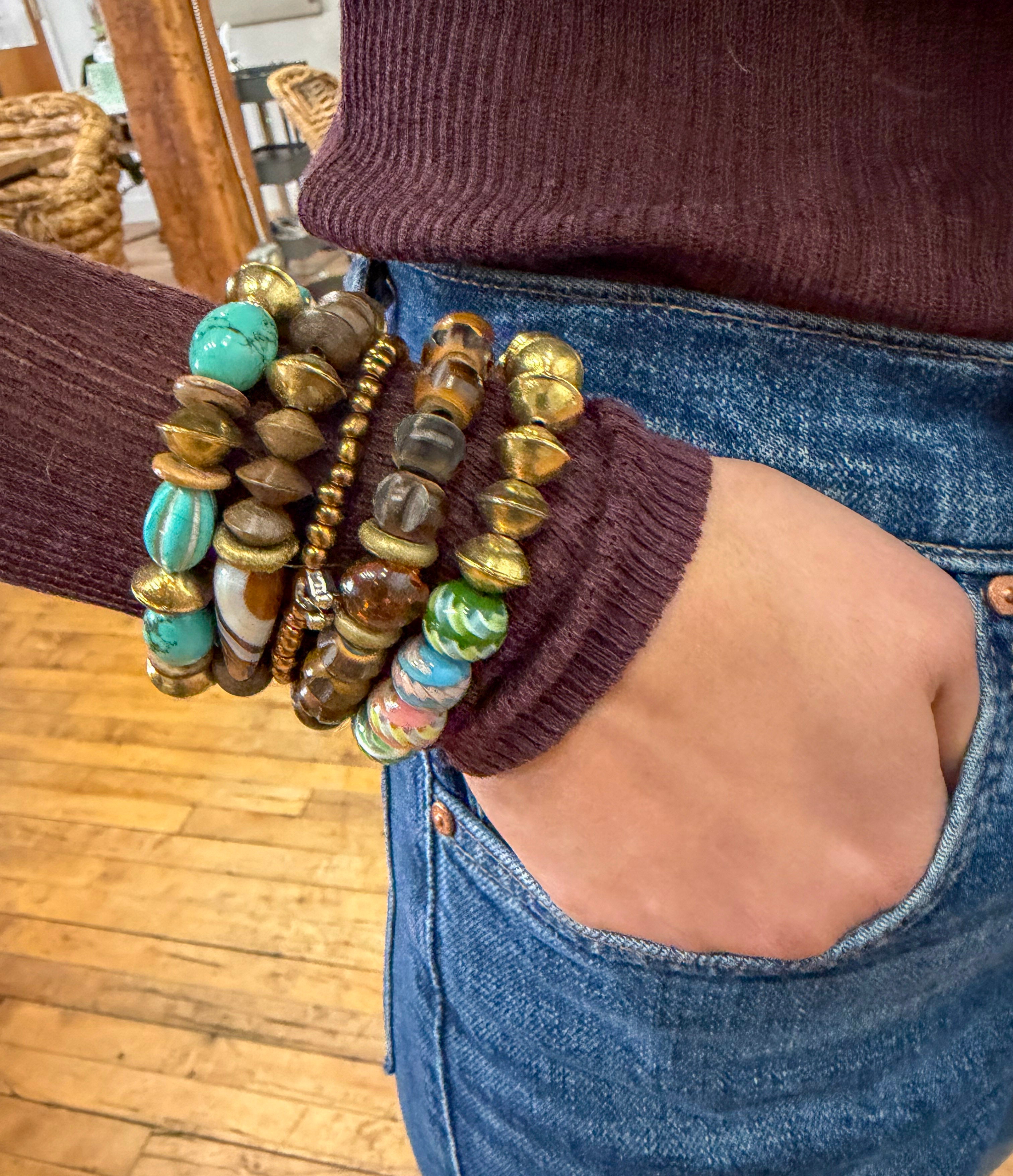 Intricate Stack Bracelet | Golden West