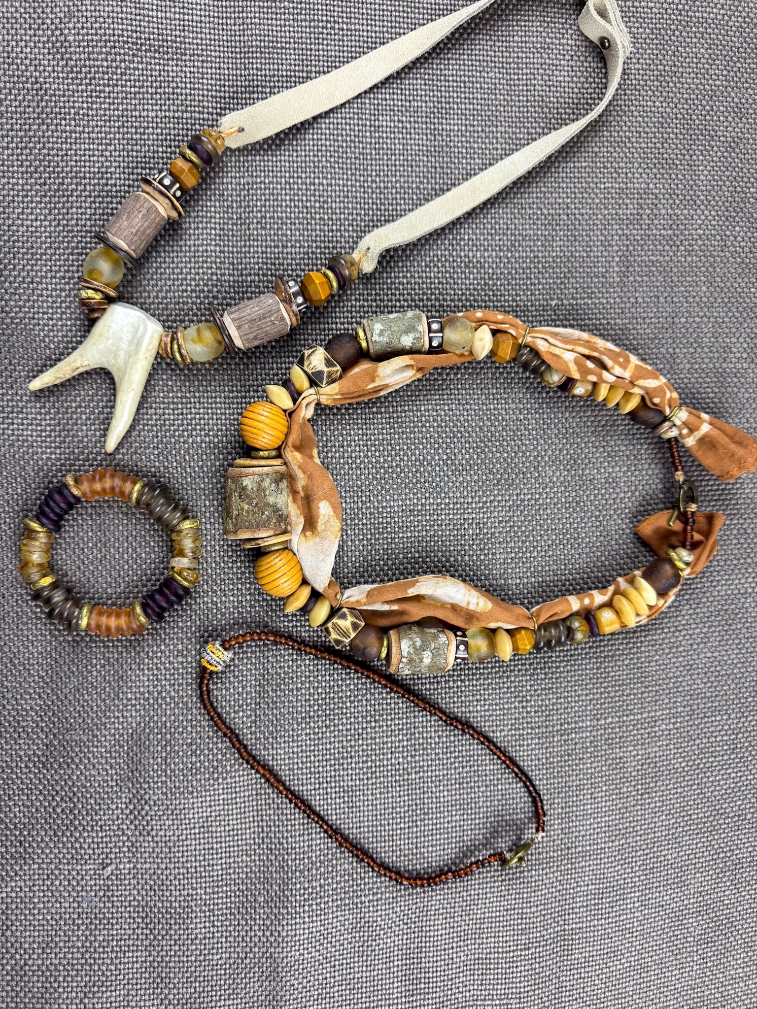 Slim Antler Necklace | Roots