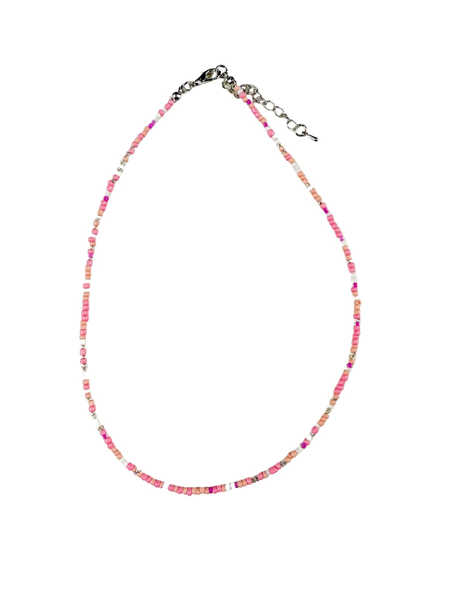 Eras Seed Necklace| Pink