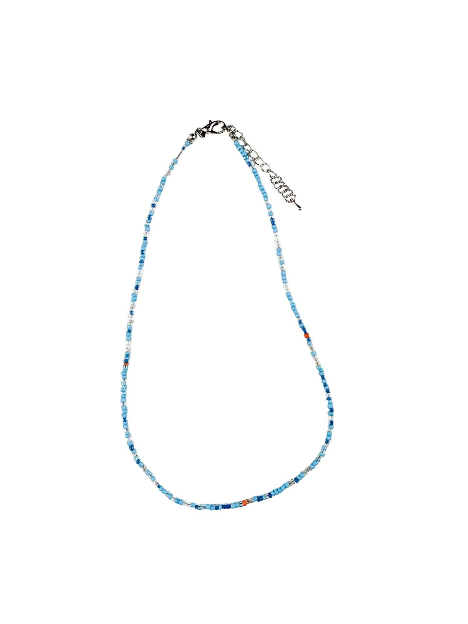 Eras Seed Necklace| Blue