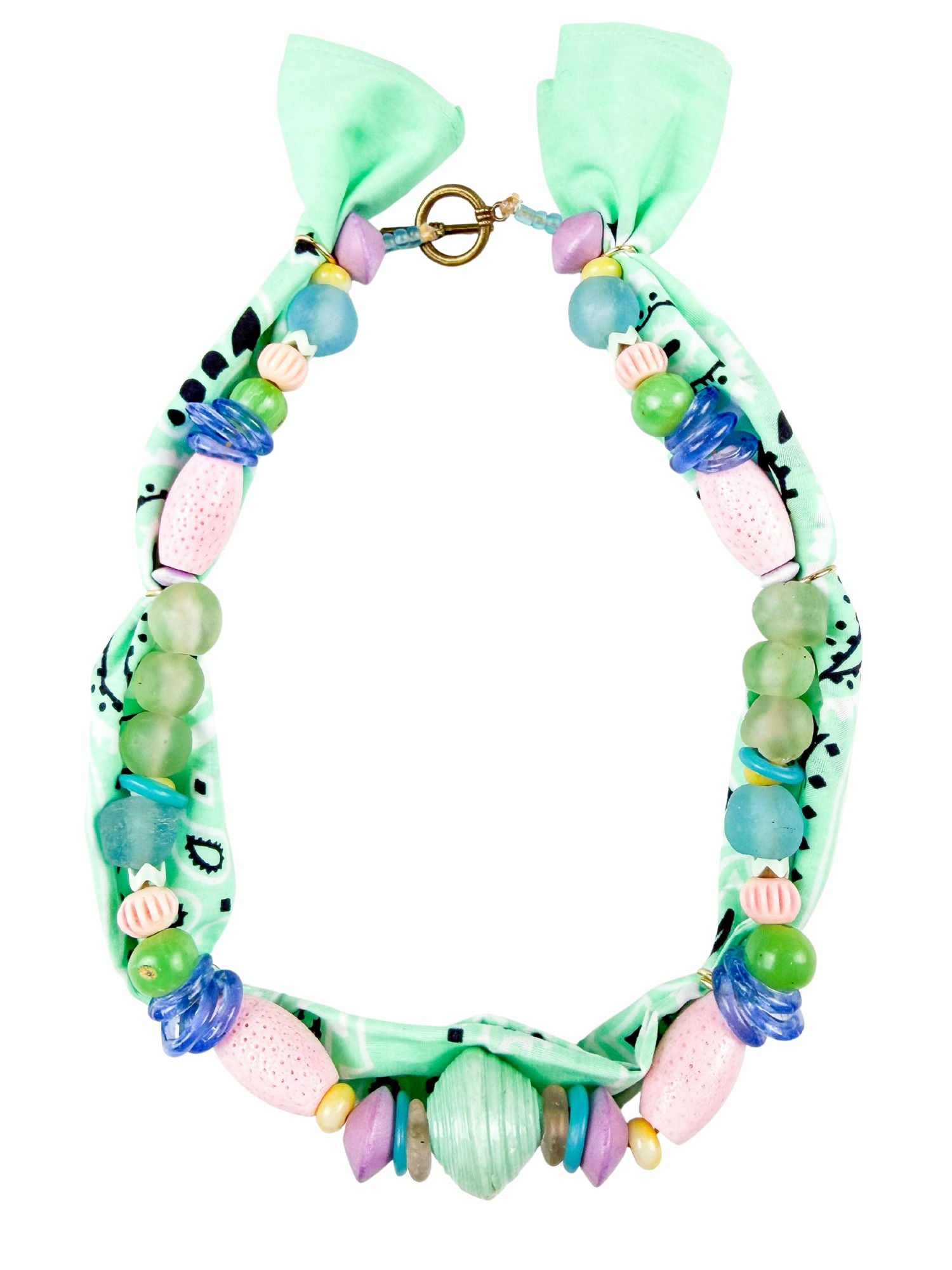 Beaded Bandana Necklace | Charleston