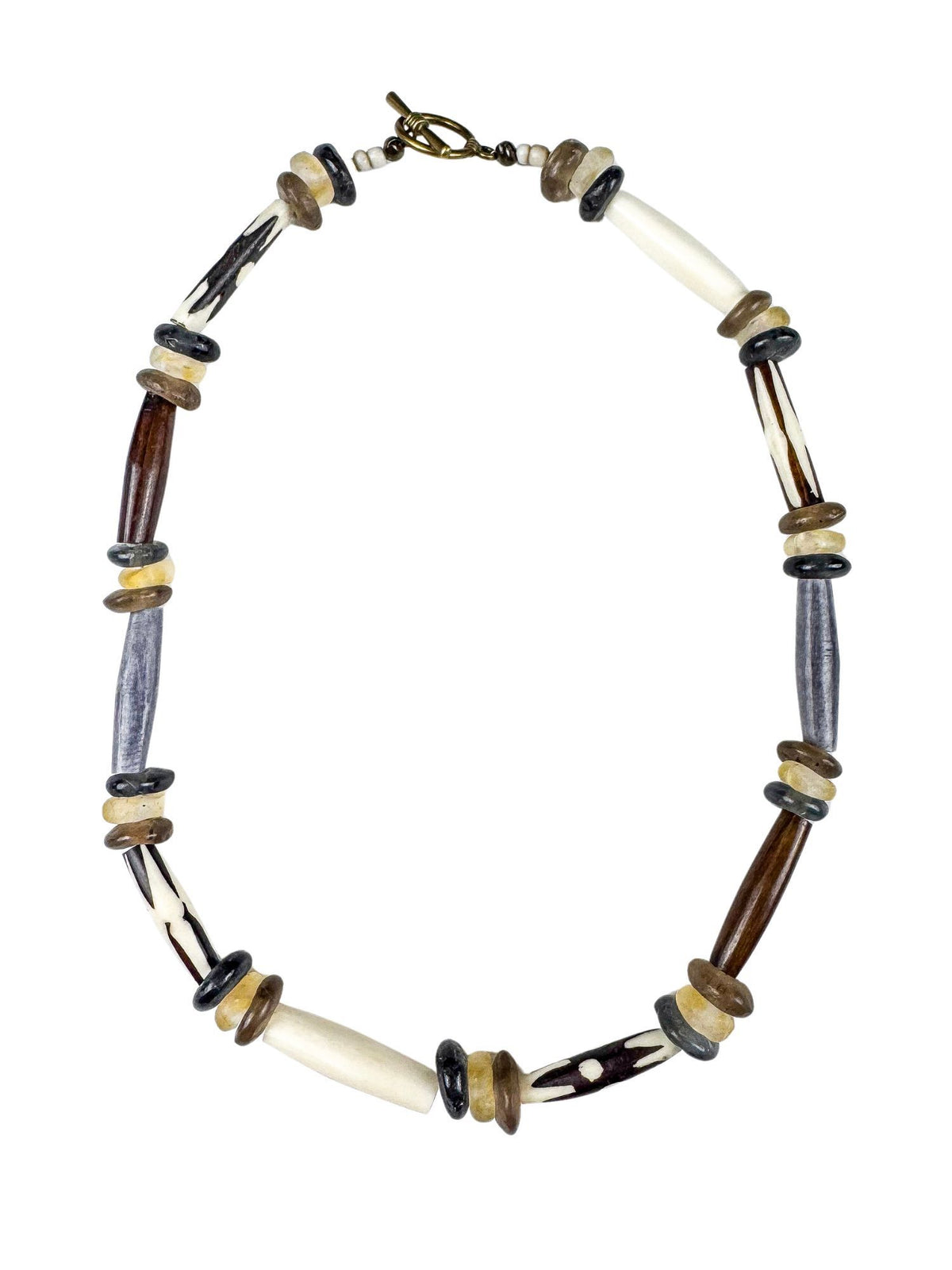 Classic Bar Necklace | Mixed Batik | Final Sale