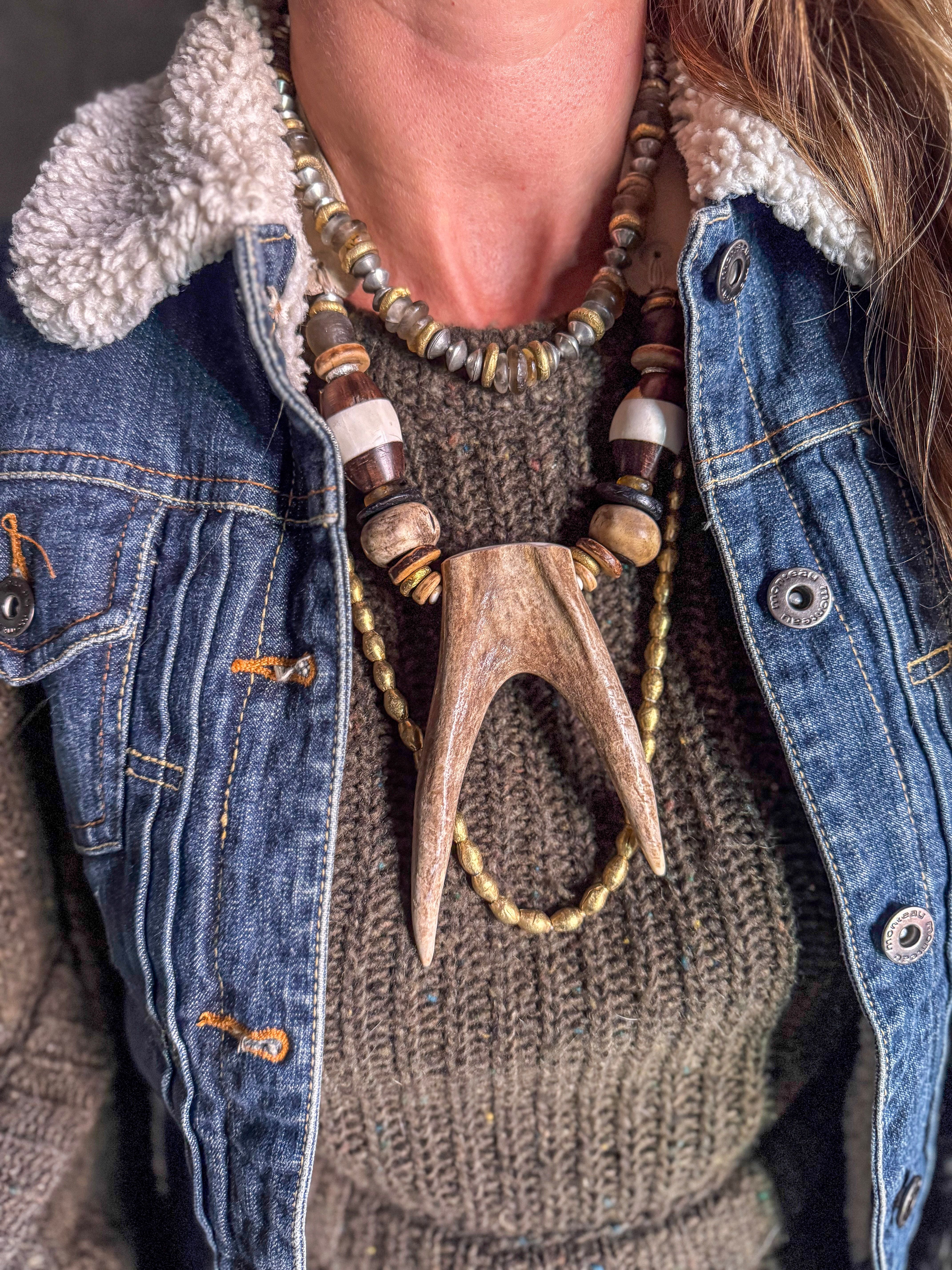 Classic Necklace | Mixed Metal Slate