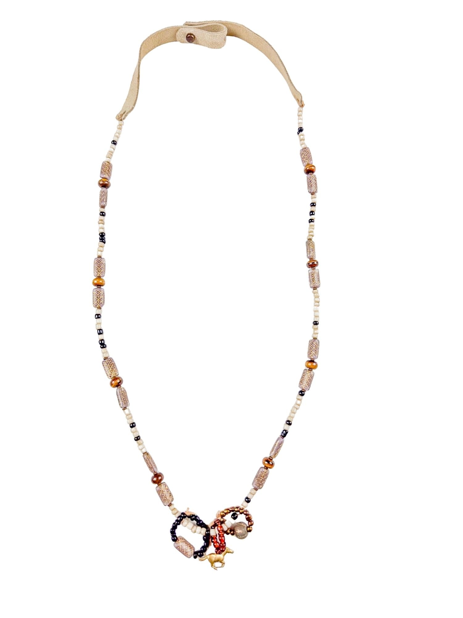 Long Seed Necklace | Equestrian