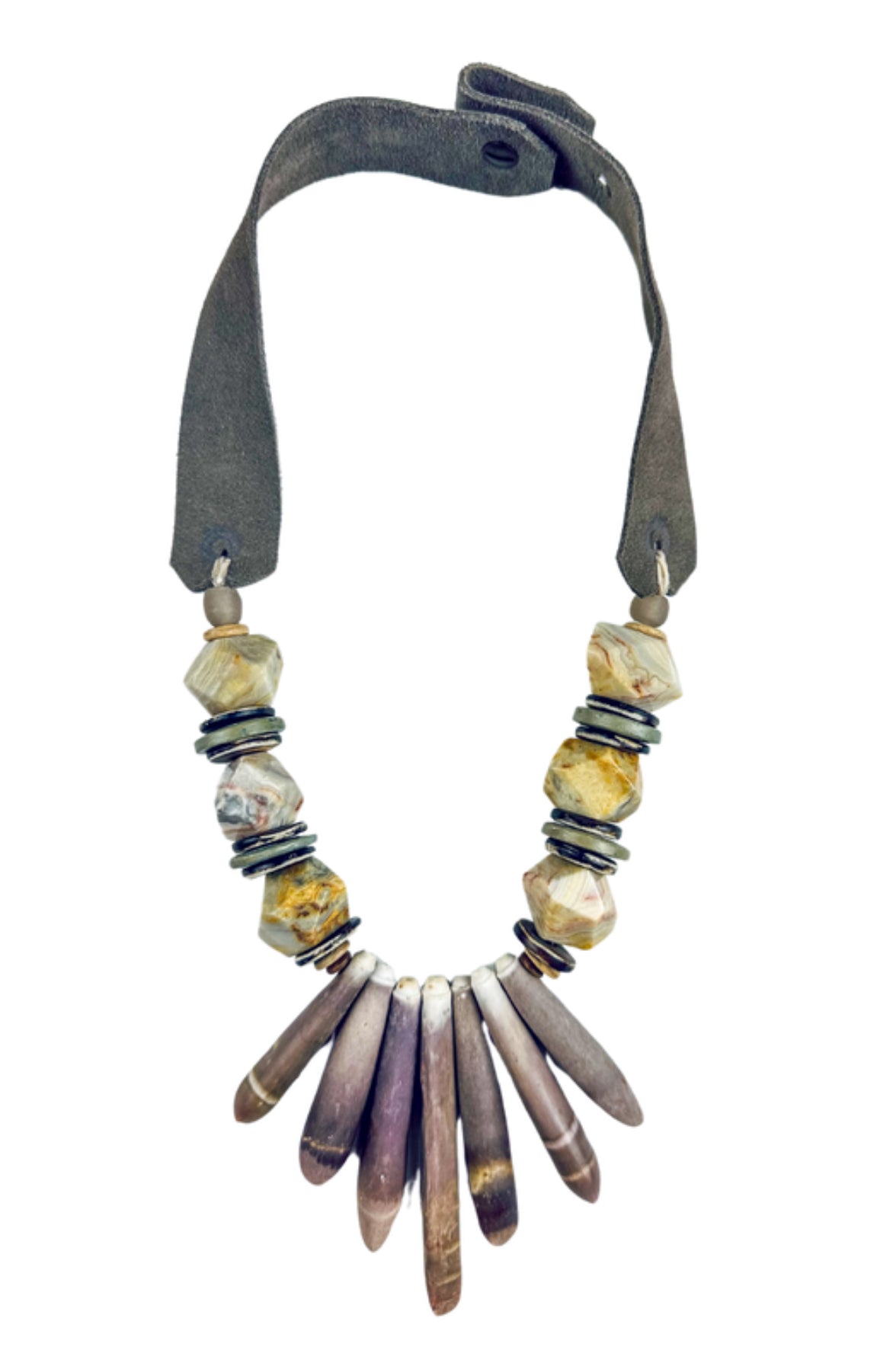 Mid Spines Necklace | Earth