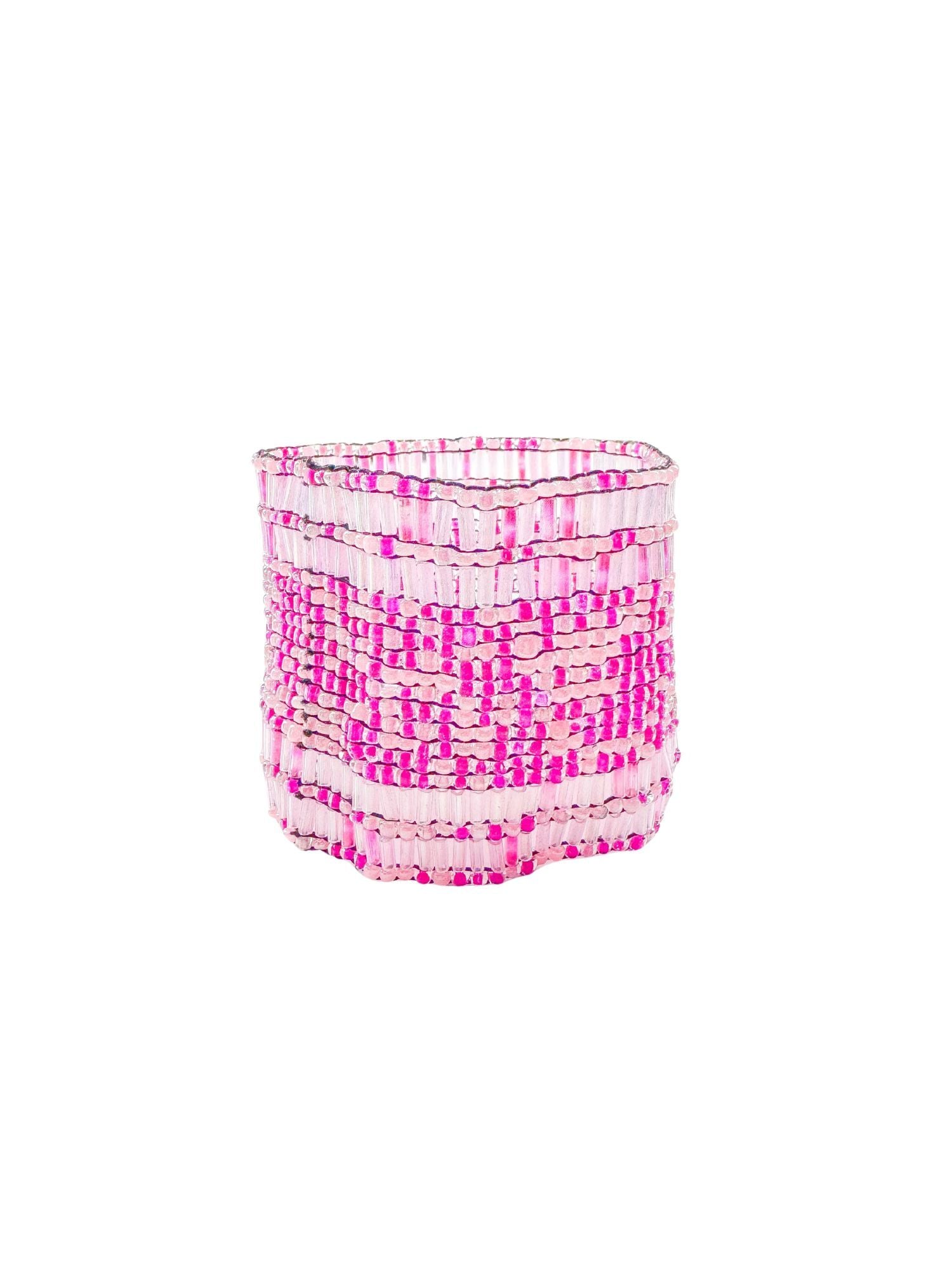 Beaded Stretch Bracelet | Pink | Final Sale