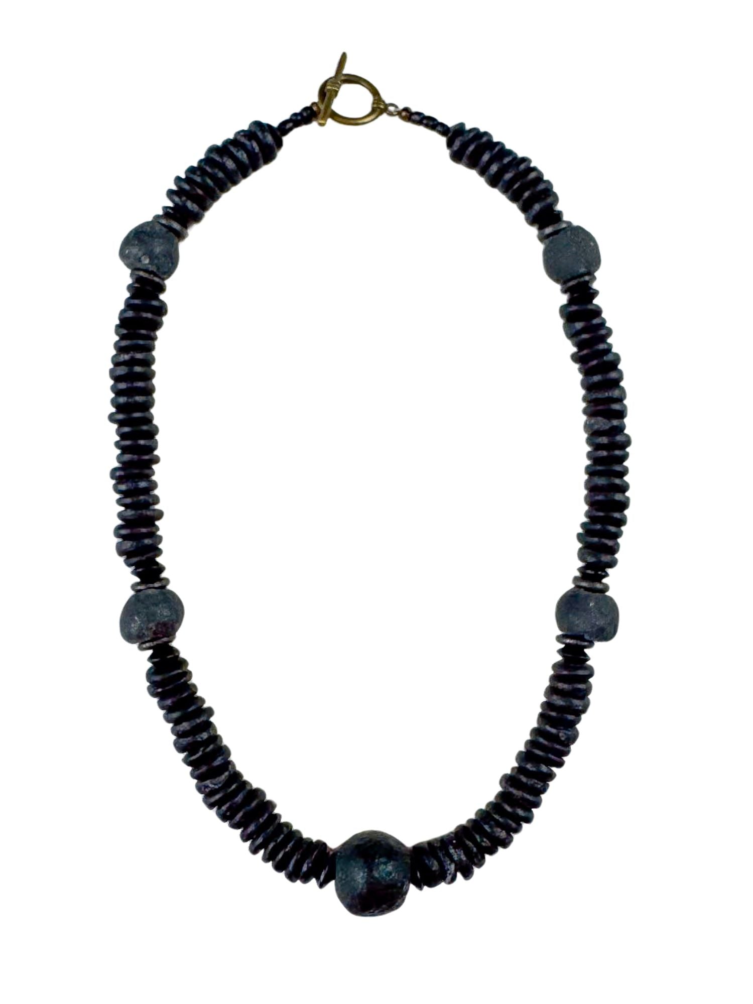 Classic Glass Necklace | Nightfall