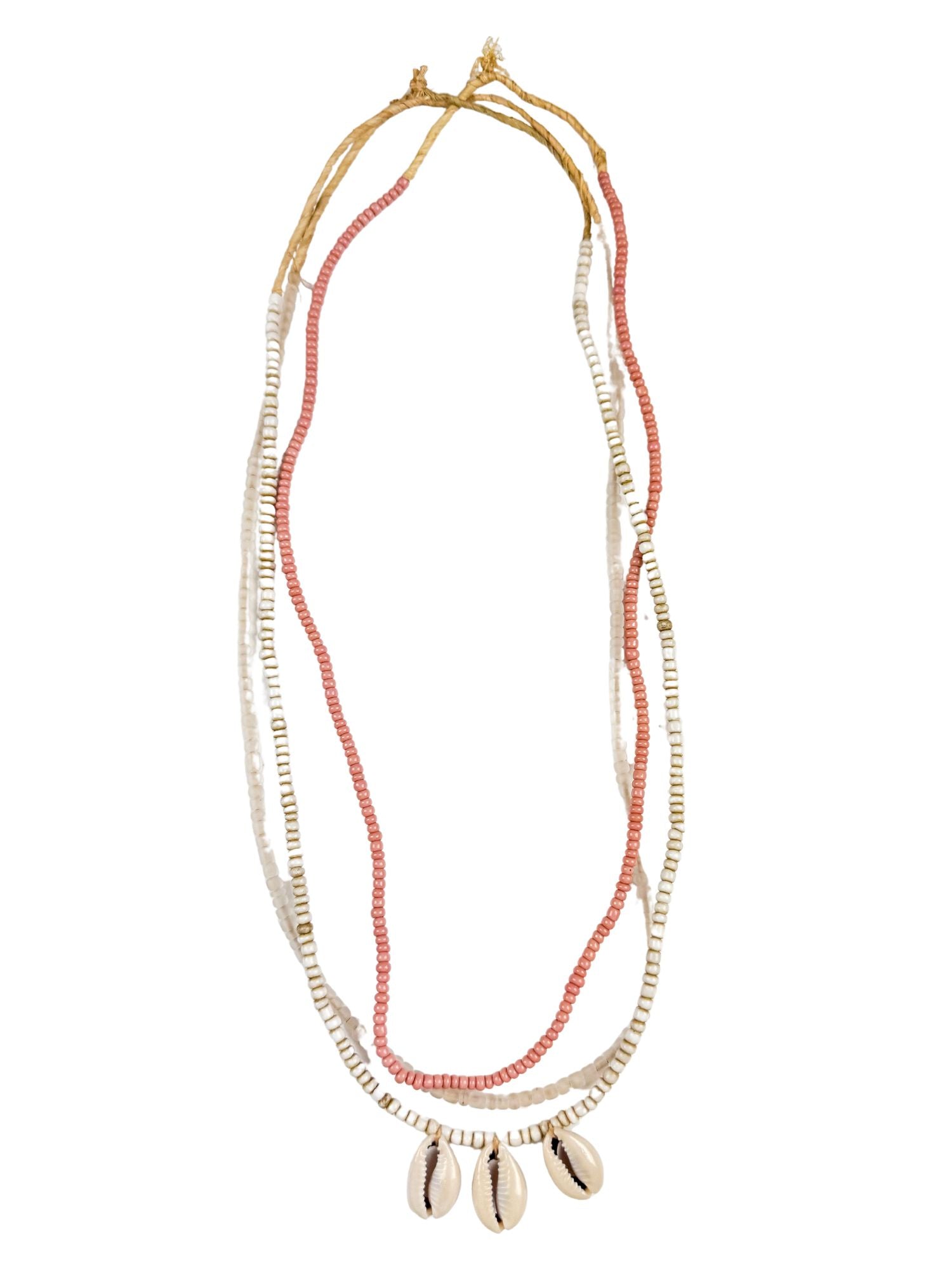 Layer Necklace Set | Coral Cowrie